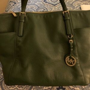 Green Michael Kors Tote